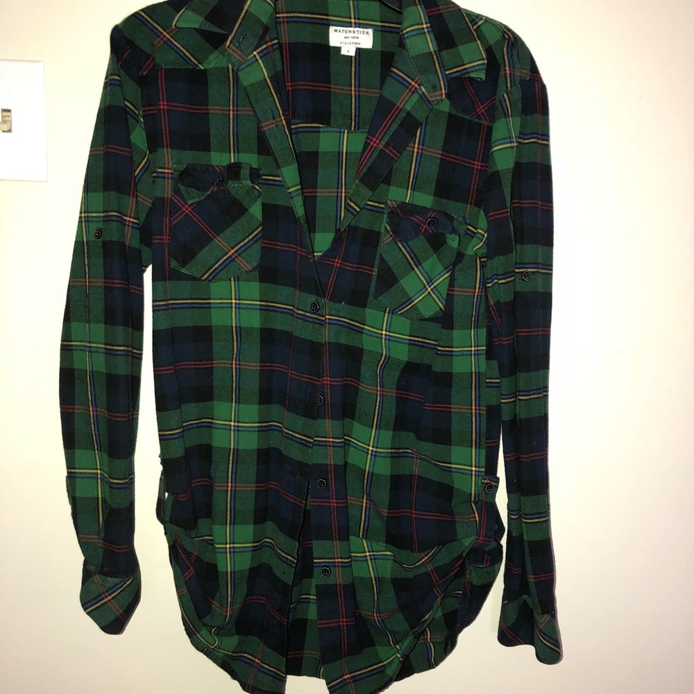 Flannel green